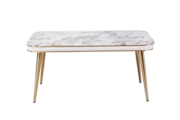 luxe dining table gold